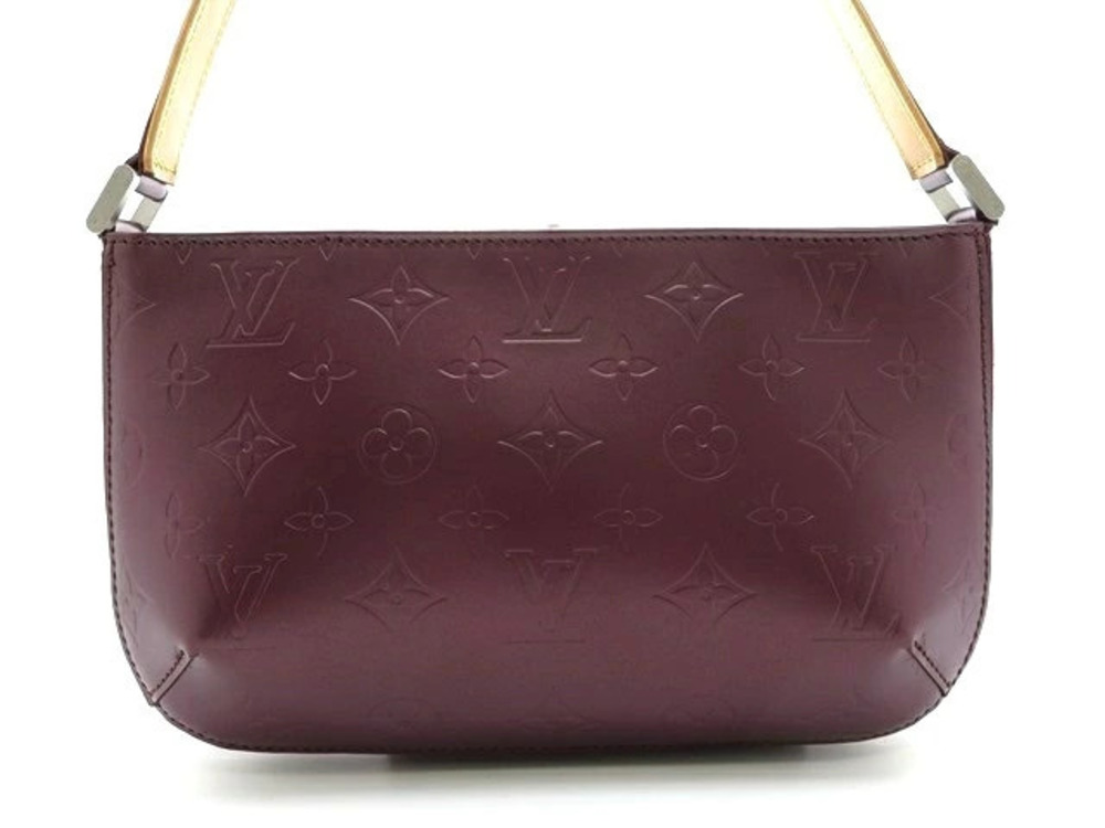 LOUIS VUITTON Fowler Shoulder Bag Monogram Mat Violet